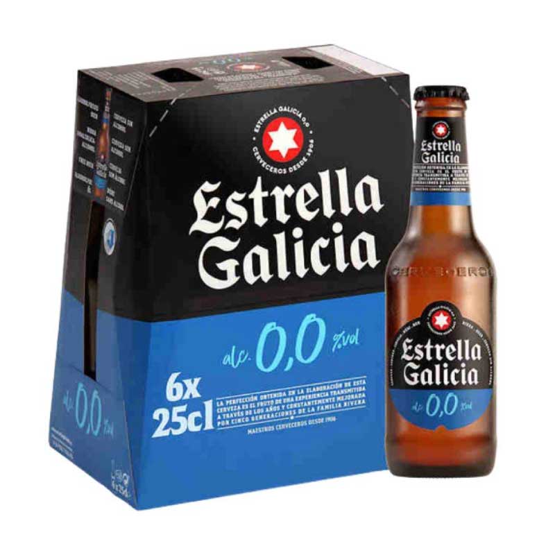 Cerveza Estrella Galicia 0,0